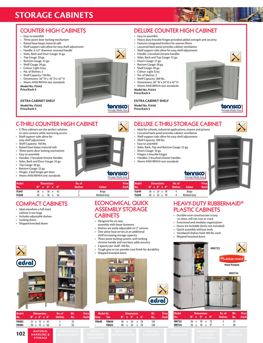 Calgary Warehouse Equipment Cwe Storage Cabinets Page 6 7