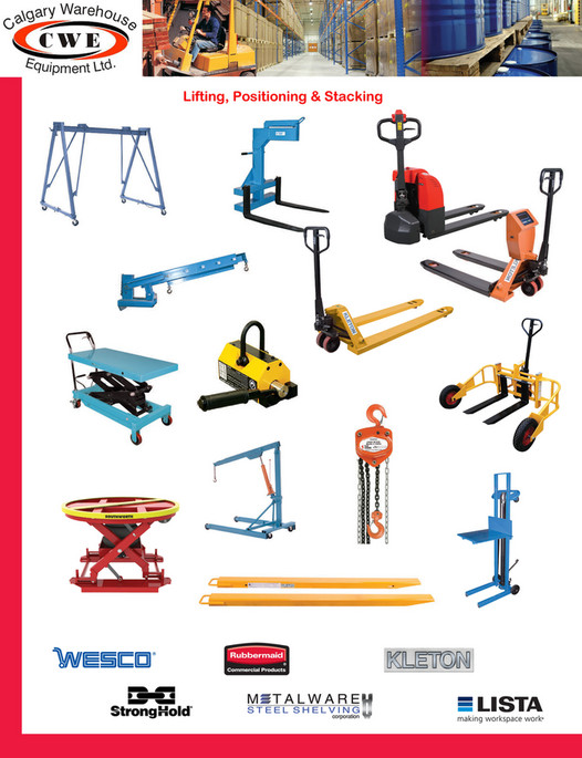 Calgary Warehouse Equipment CWE Lifting, Positioning & Stacking Page 1 Created with