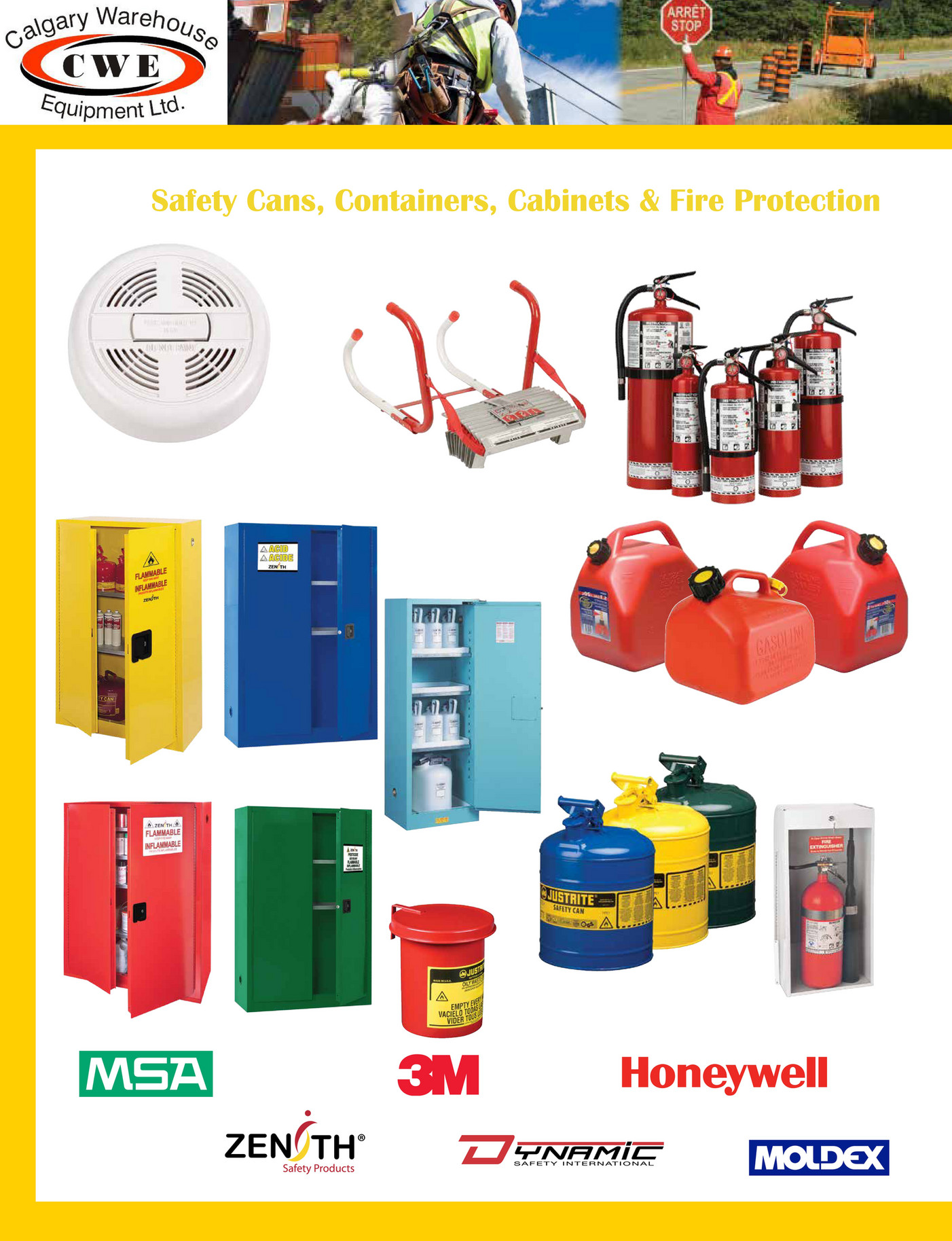 Calgary Warehouse Equipment Safety Cans, Containers, & Fire