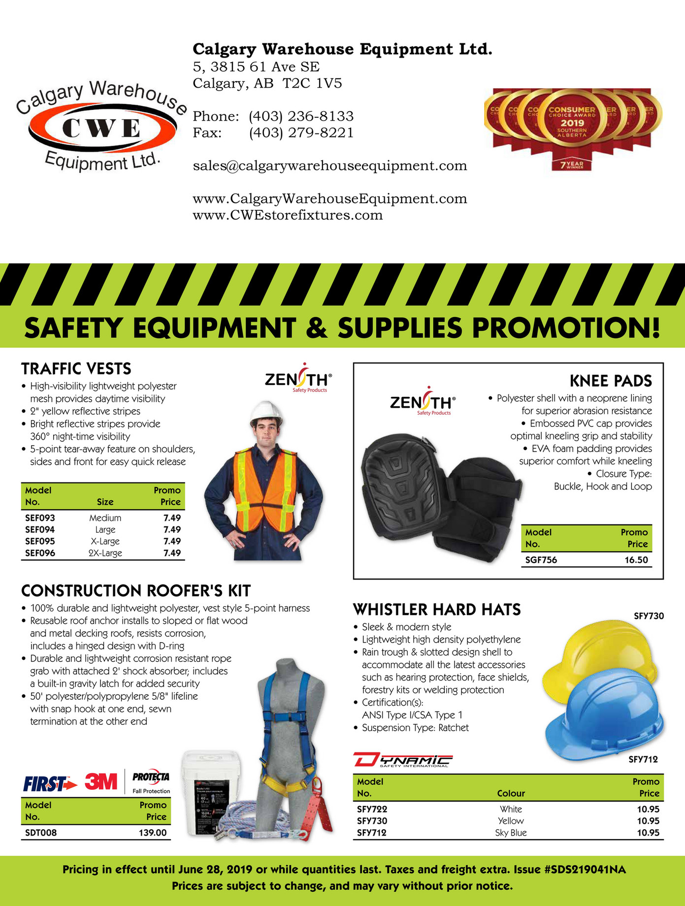 Calgary Warehouse Equipment SDS219011NA_Eng Page 1 Created with