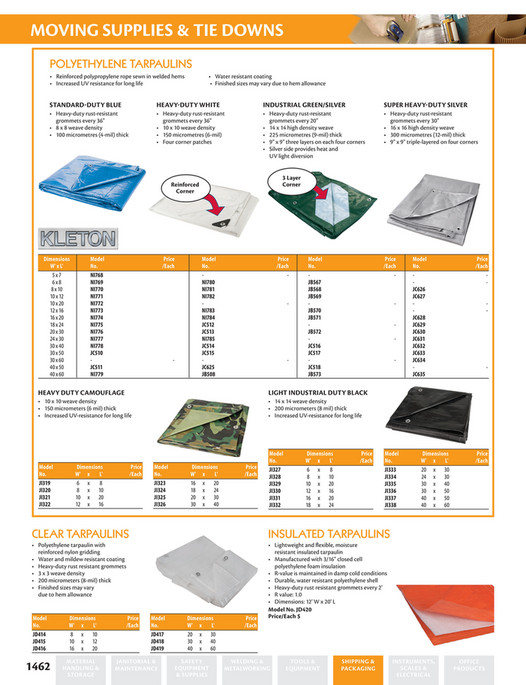 Calgary Warehouse Equipment Moving Supplies & Tie Downs Page 67