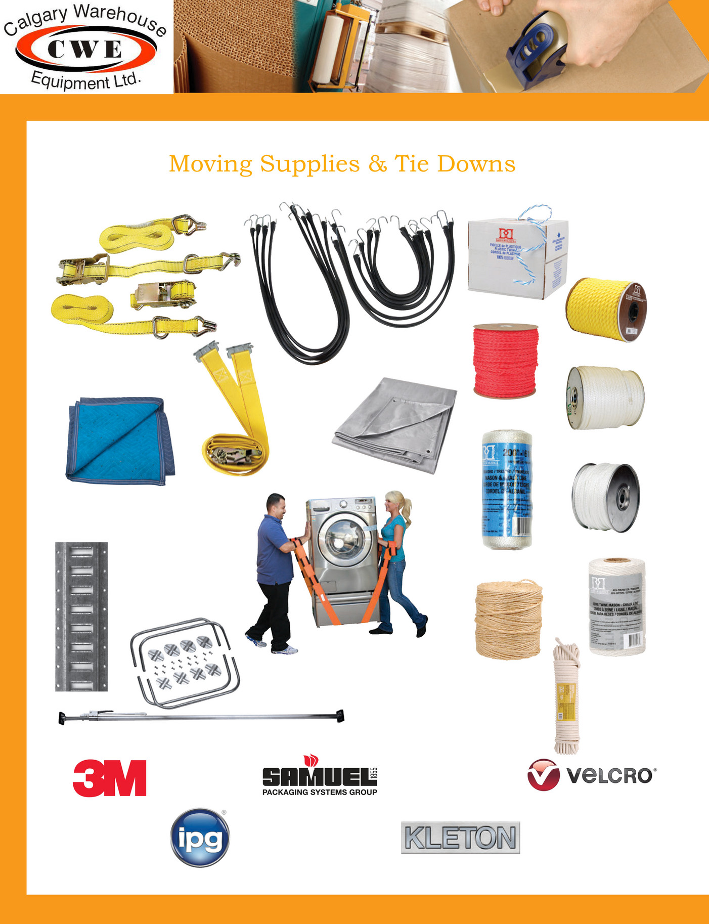Calgary Warehouse Equipment Moving Supplies & Tie Downs Page 1