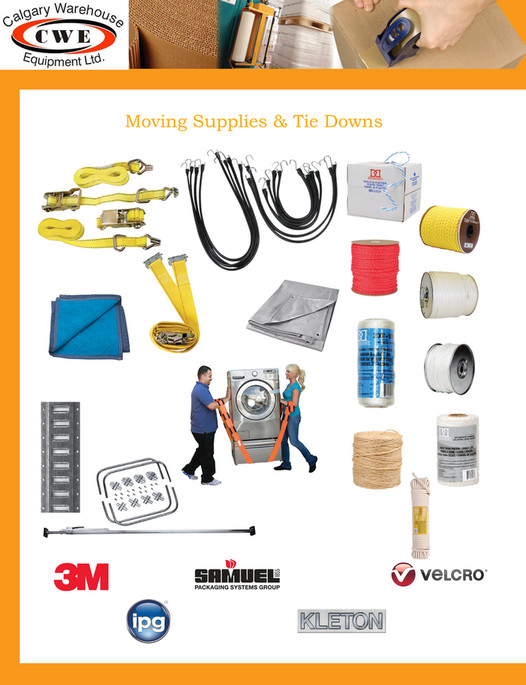 Calgary Warehouse Equipment Moving Supplies & Tie Downs Page 1