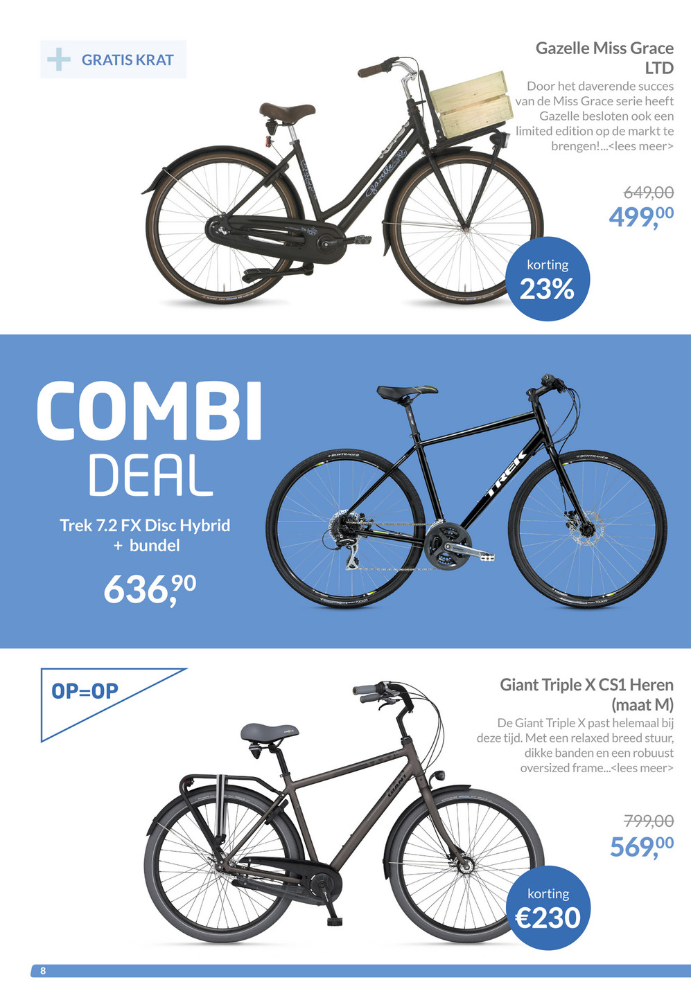 Fietsenwinkel.nl - Juli 2015 folder - Gazelle Van Stael 3 Heren lifestyle  fiets - Created with Publitas.com