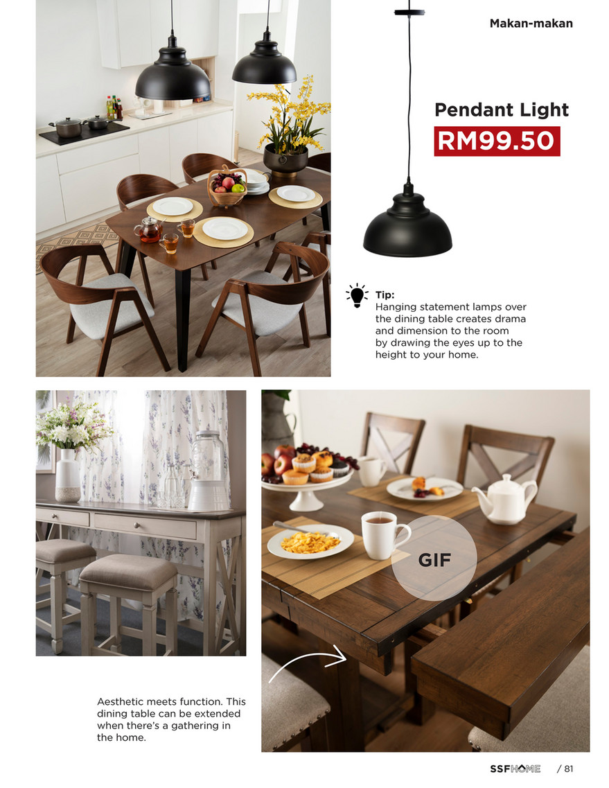 dining table ssf furniture catalog