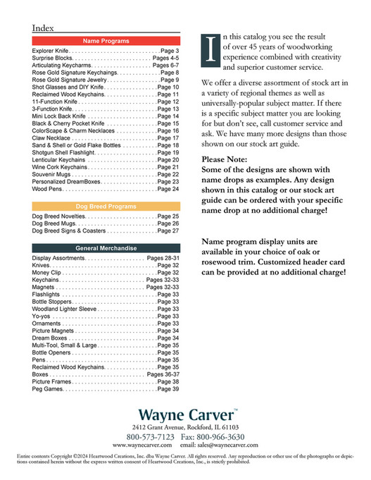 Philip David Company WayneCarverCatalog2024 Page 23