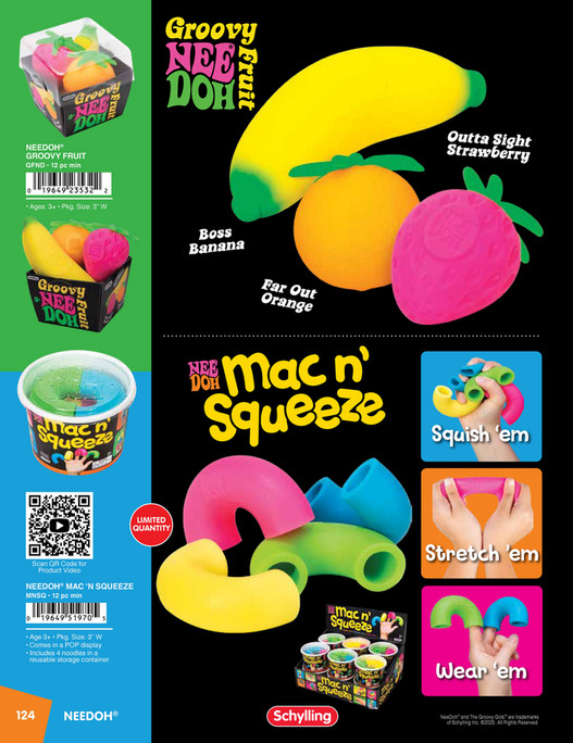 Needoh Qr Code Philip David Company - 2026 Schylling Catalog US - Page 126-127