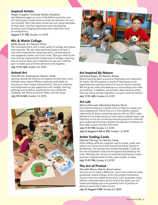Arlington Community Education SummerFun 2023 Catalog Page 67