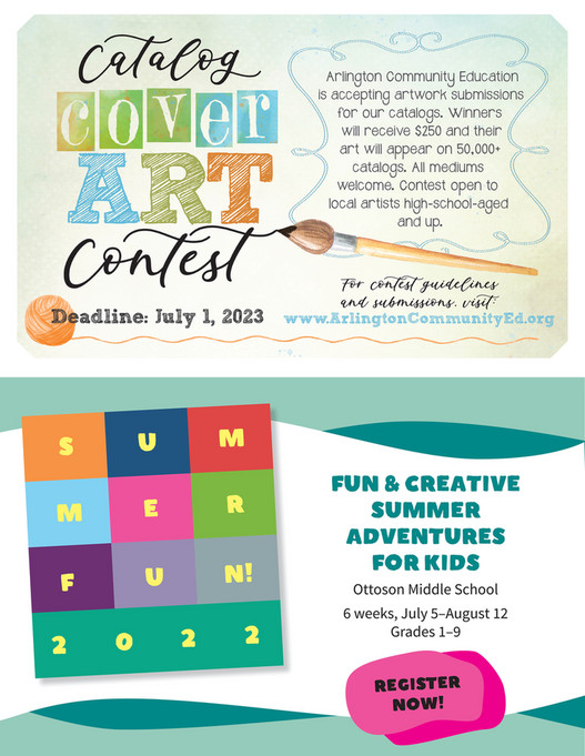 Arlington Community Education Summer 2023 Adult Catalog Page 9