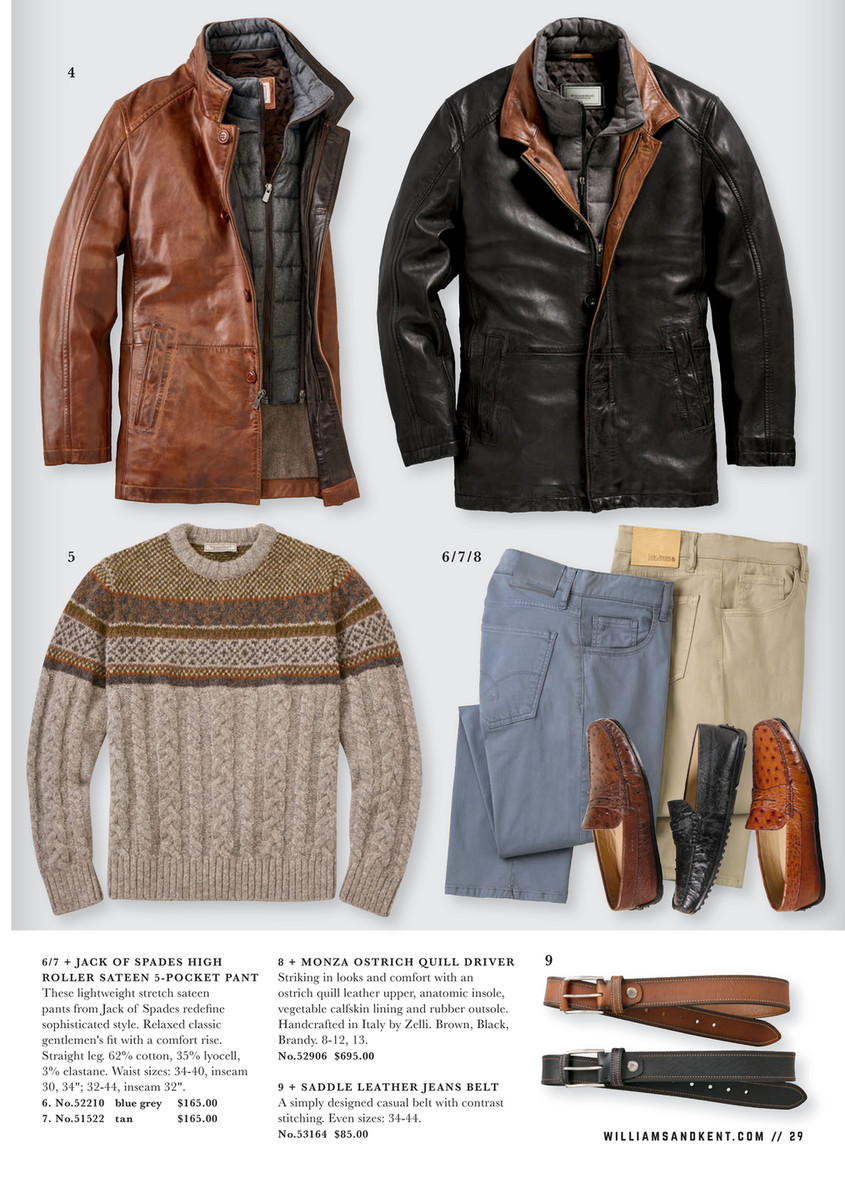 Williams & Kent - Holiday 23 - Miguel Bellido Saddle Leather Jean