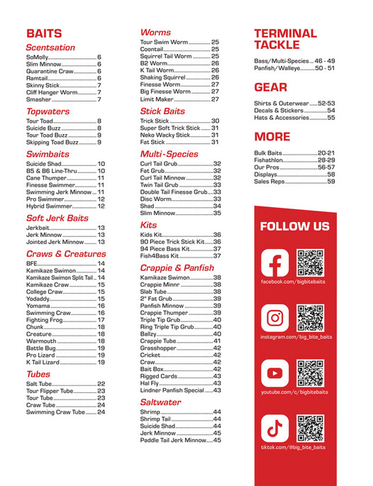 Doiron Sports Excellence Big Bite Baits Catalog 2023 web Page 2