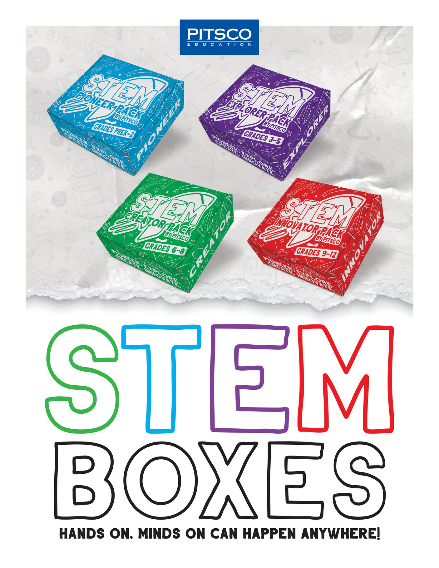 Pitsco Education STEM Boxes Brochure Page 1 Pitsco Education STEM Boxes Brochure Page 1