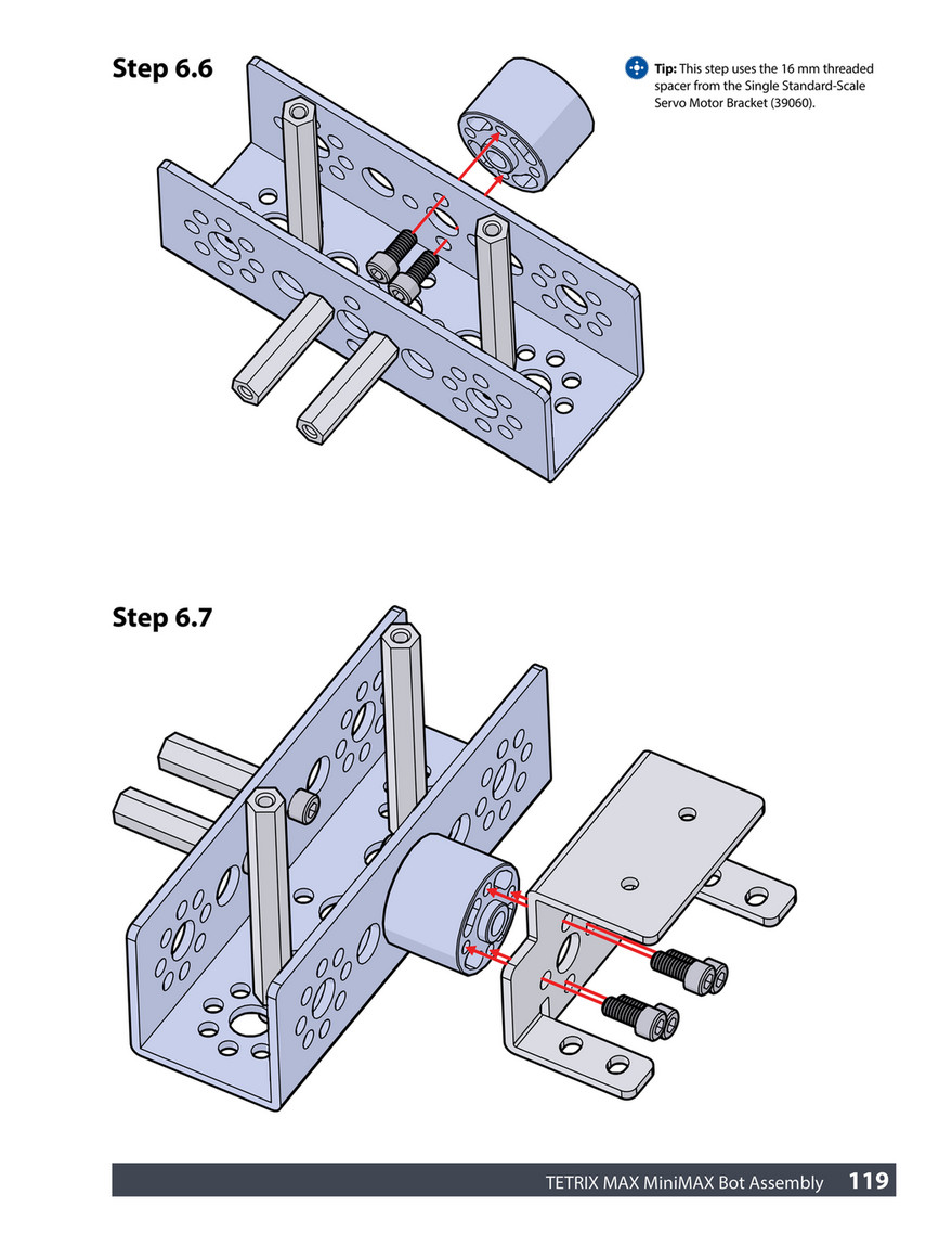 Pitsco Education - TETRIX MAX R/C Builder's Guide - Page 122-123