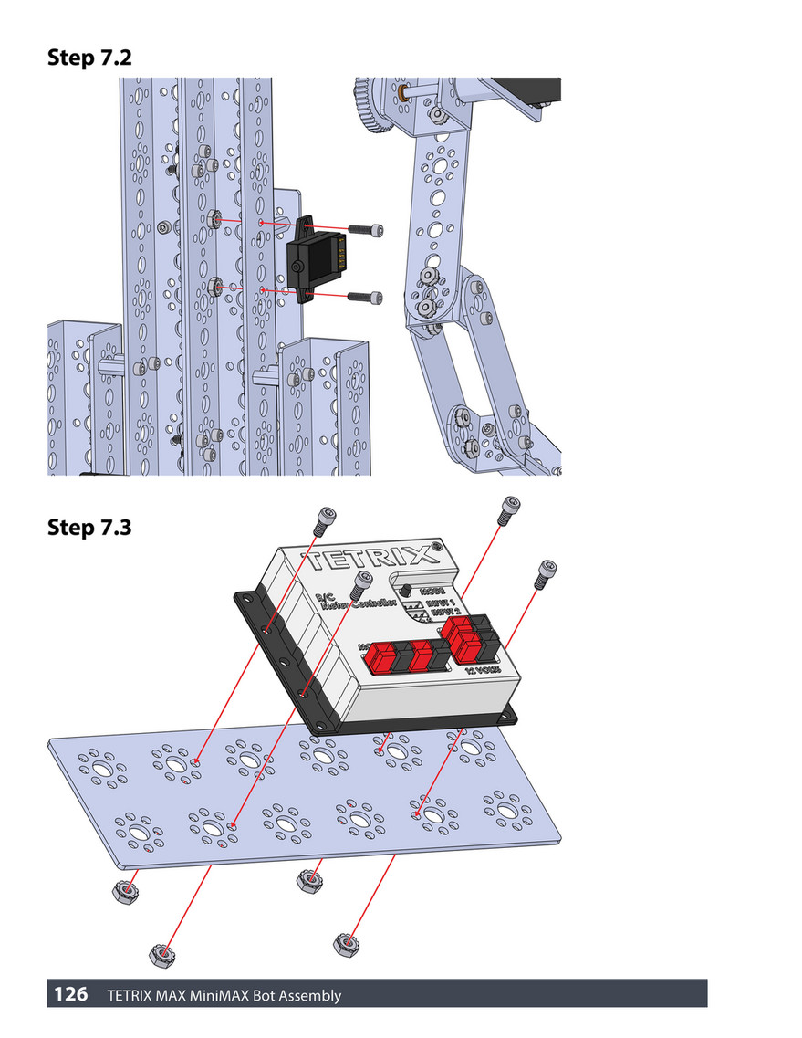 Pitsco Education - TETRIX MAX R/C Builder's Guide - Page 130-131