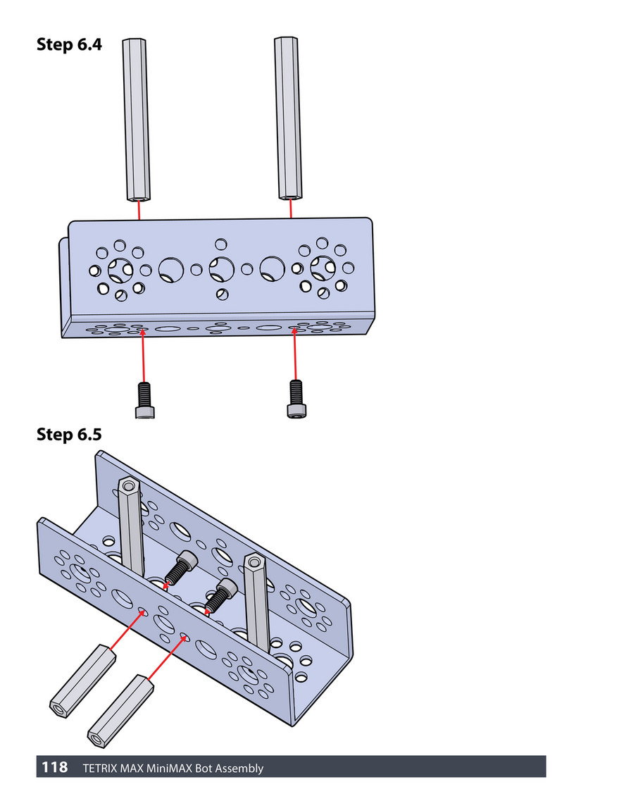 TAKKOACEページ Pitsco Education - TETRIX MAX R/C Builder's Guide - Page 122-123
