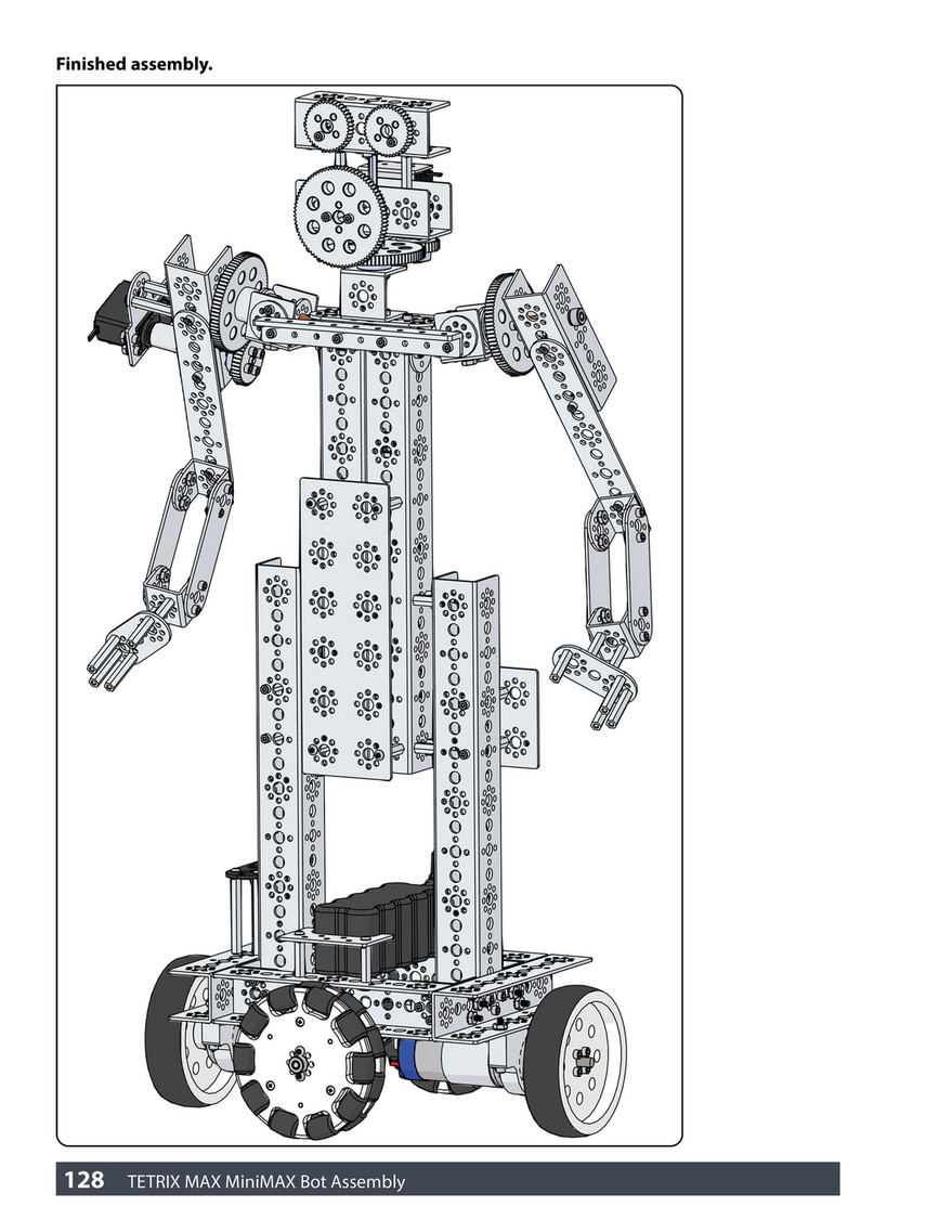 Pitsco Education - TETRIX MAX R/C Builder's Guide - Page 130-131