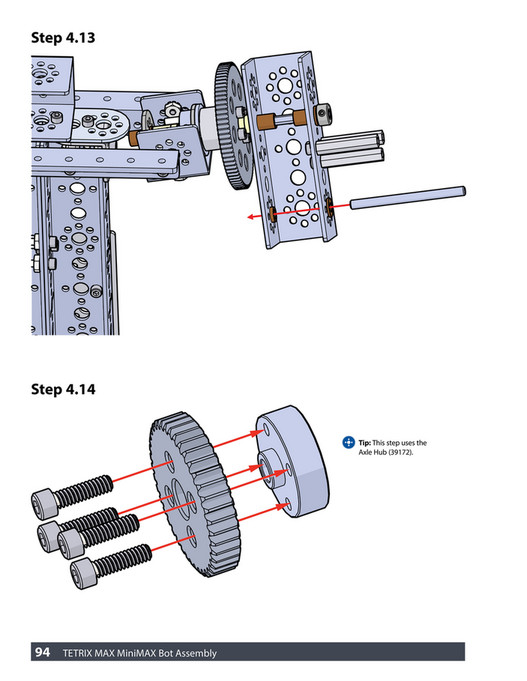 Pitsco Education - TETRIX MAX R/C Builder's Guide - Page 96-97
