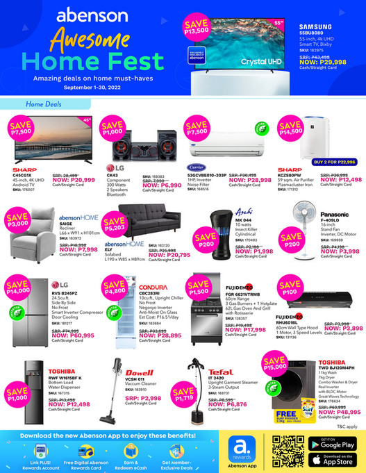 Abenson - Abenson Awesome Home Fest - Page 1