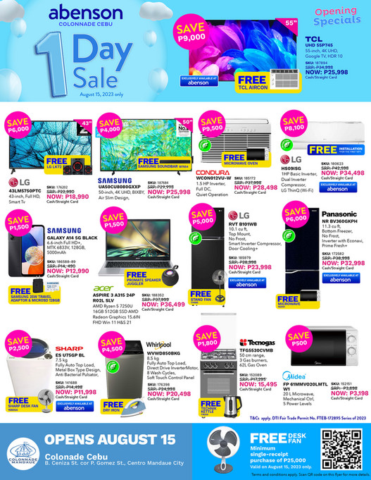 Abenson Abenson Colonnade Cebu Opening Page 1