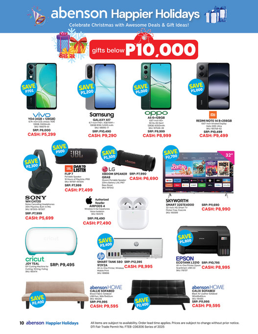 Abenson - Abenson Happier Holidays Catalogue 2025 - Page 10-11