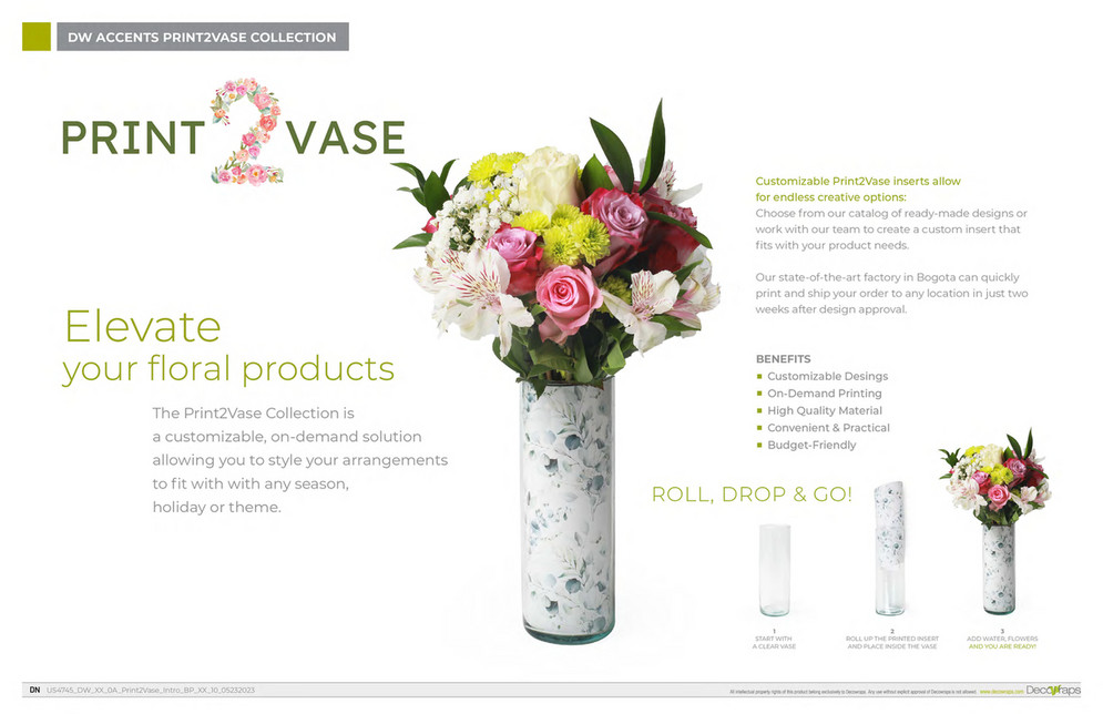 Decowraps Print2Vase Catalog Page 2