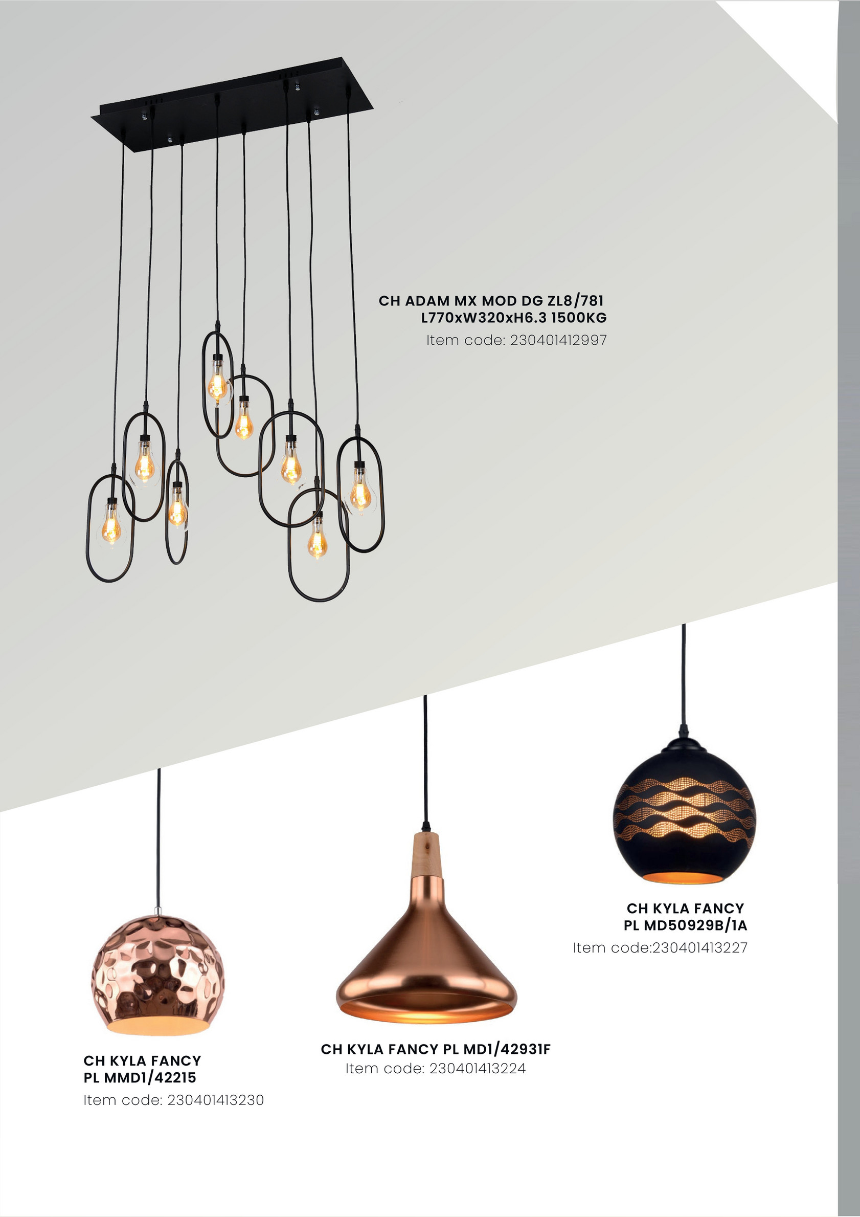 Danube Group - Djibouti CHANDELIER Catalog - Page 1
