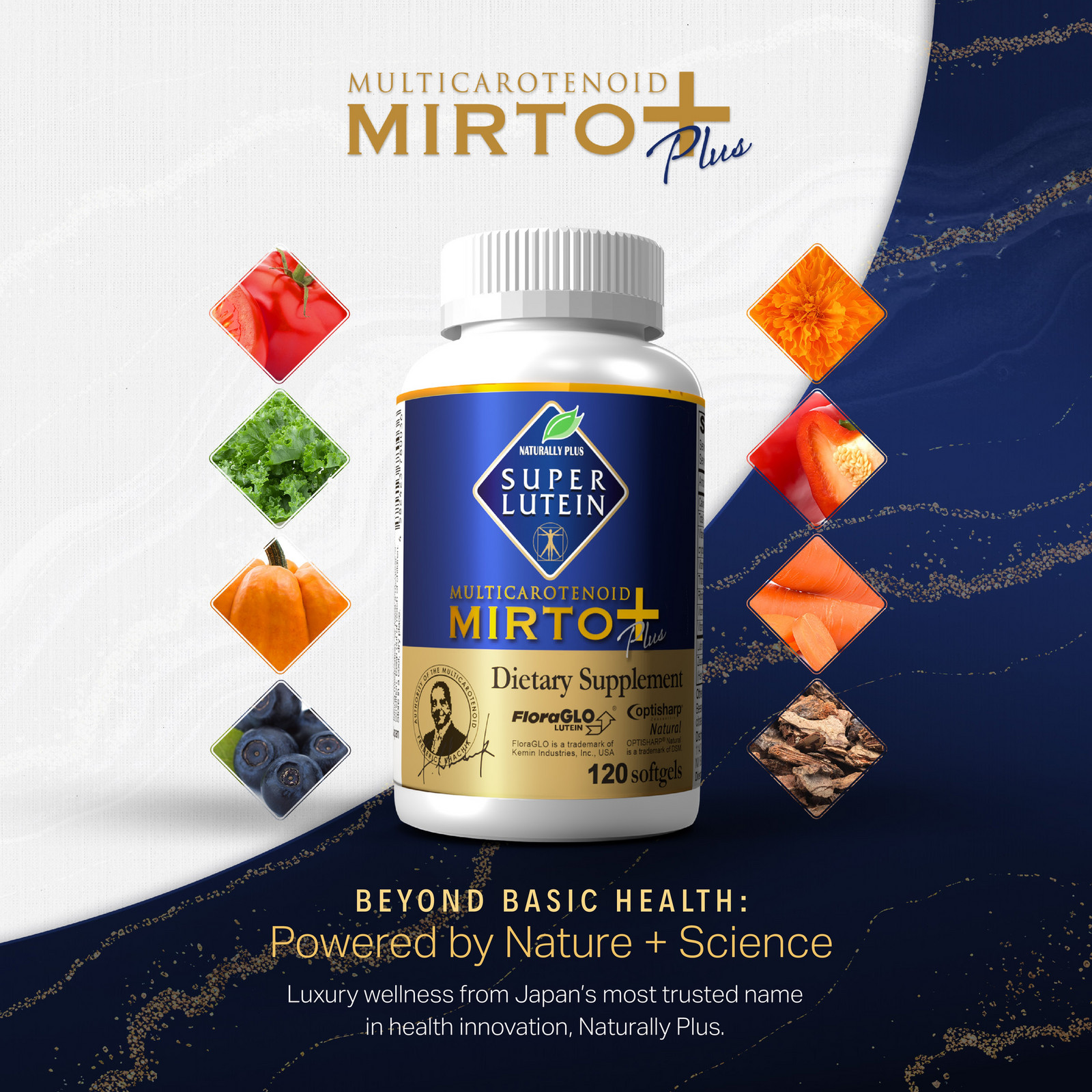 Naturally Plus USA - Super Lutein MIRTOPLUS Bifold Brochure - Page 1