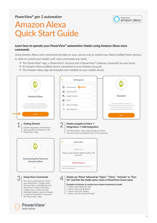 Alexa Quick Hunter Douglas C&F - amazon-alexa-quick-start-guide-uk - Page 1