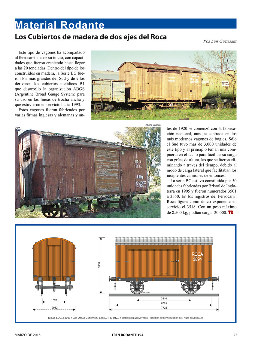 dimensiones de vagones de tren de carga