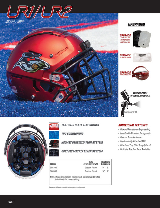 schutt f7 ur2