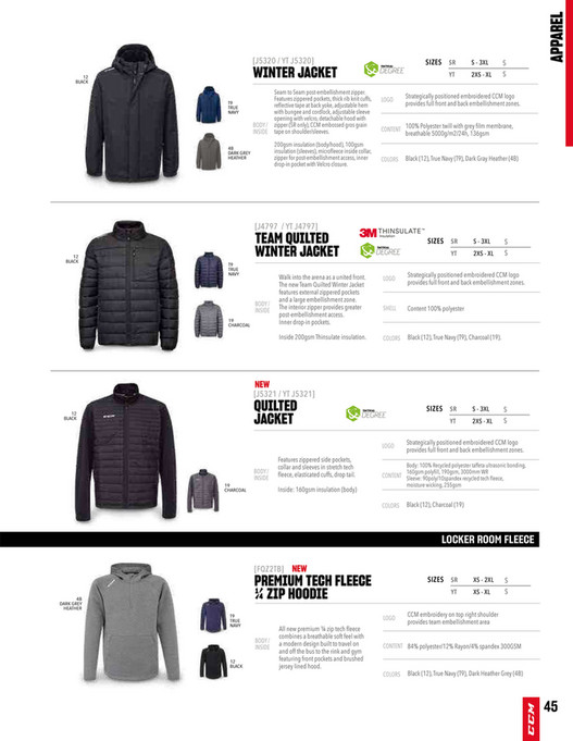 My publications - 2022 CCM Team APPAREL Catalog - Page 2-3