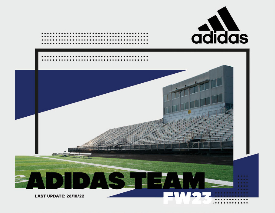 My publications Adidas FW23 Team Inline Catalogue Page 1