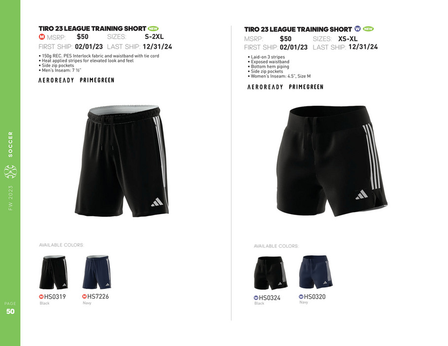 My publications Adidas FW23 Team Inline Catalogue Page 50