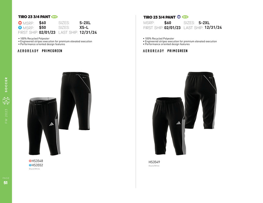 My publications Adidas FW23 Team Inline Catalogue Page 51