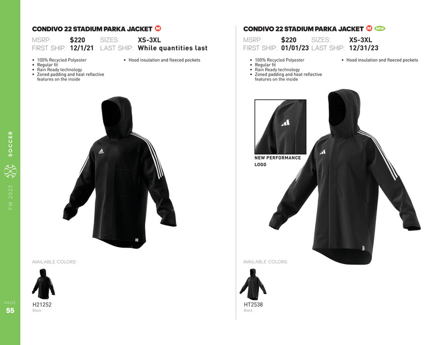 My publications Adidas FW23 Team Inline Catalogue Page 55
