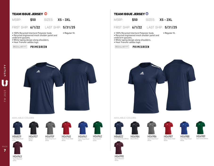 My publications Adidas FW23 Team Inline Catalogue Page 7