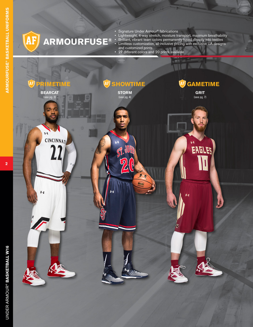 Under Armour Basketball Catalogue FW 