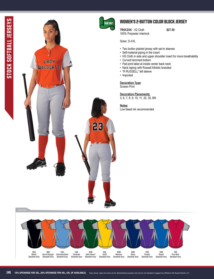 softball jerseys canada