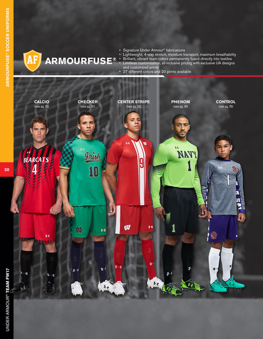 soccer teams with under armour