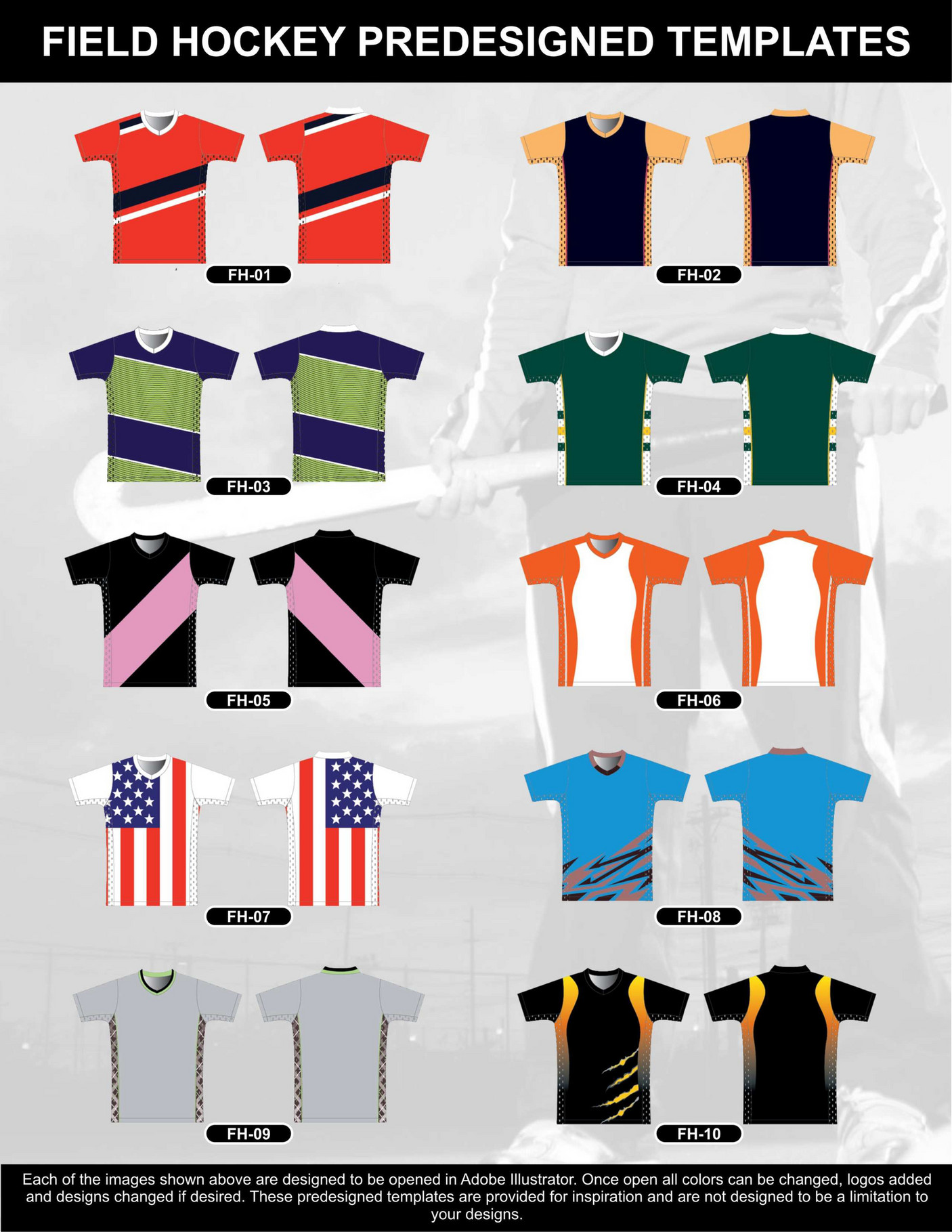 My publications - Pre-designed Templates - Field Hockey - Page 1