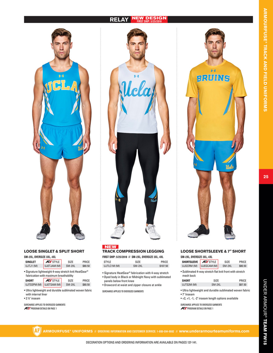 Under Armour Armourfuse® Compression Track Singlet - Atlantic