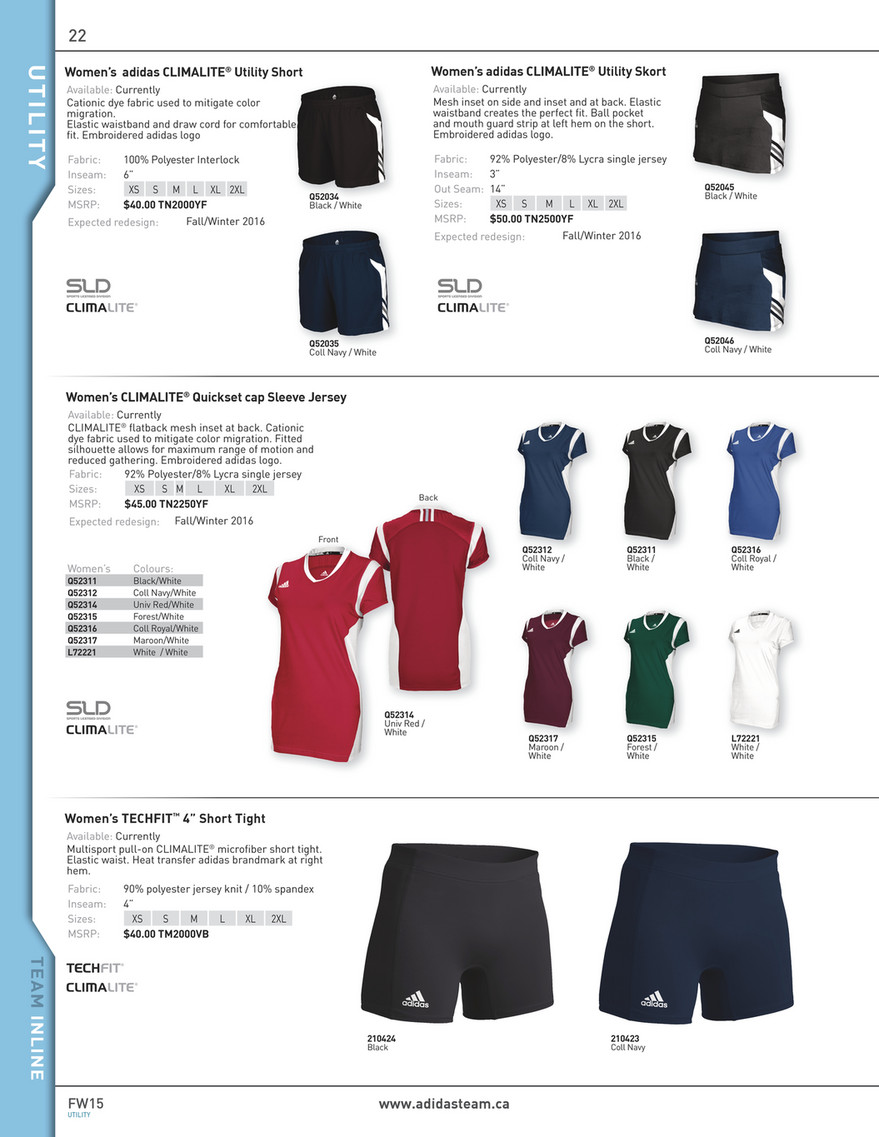 Adidas Fall Winter Team Catalogue 2015 | Marchants.com - Page 24-25