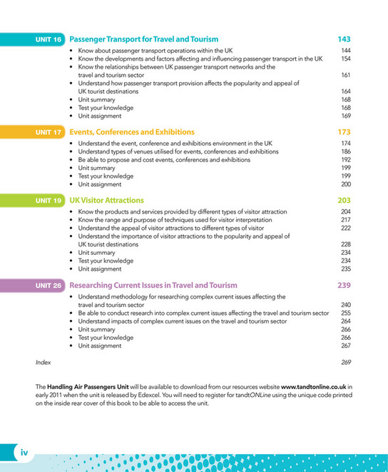 Travel & Tourism Publishing - Travel And Tourism BTEC Level 3 National ...