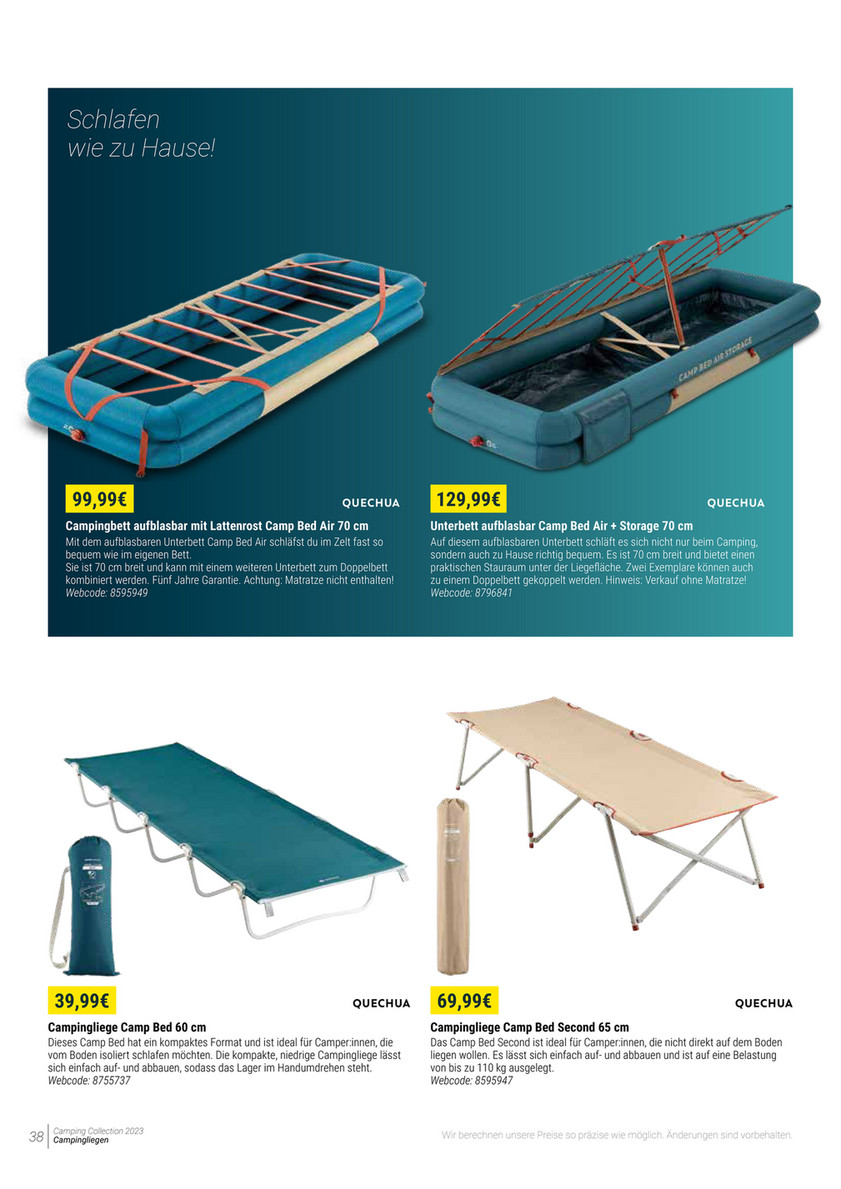 Camping Katalog Quechua 2023 | DECATHLON