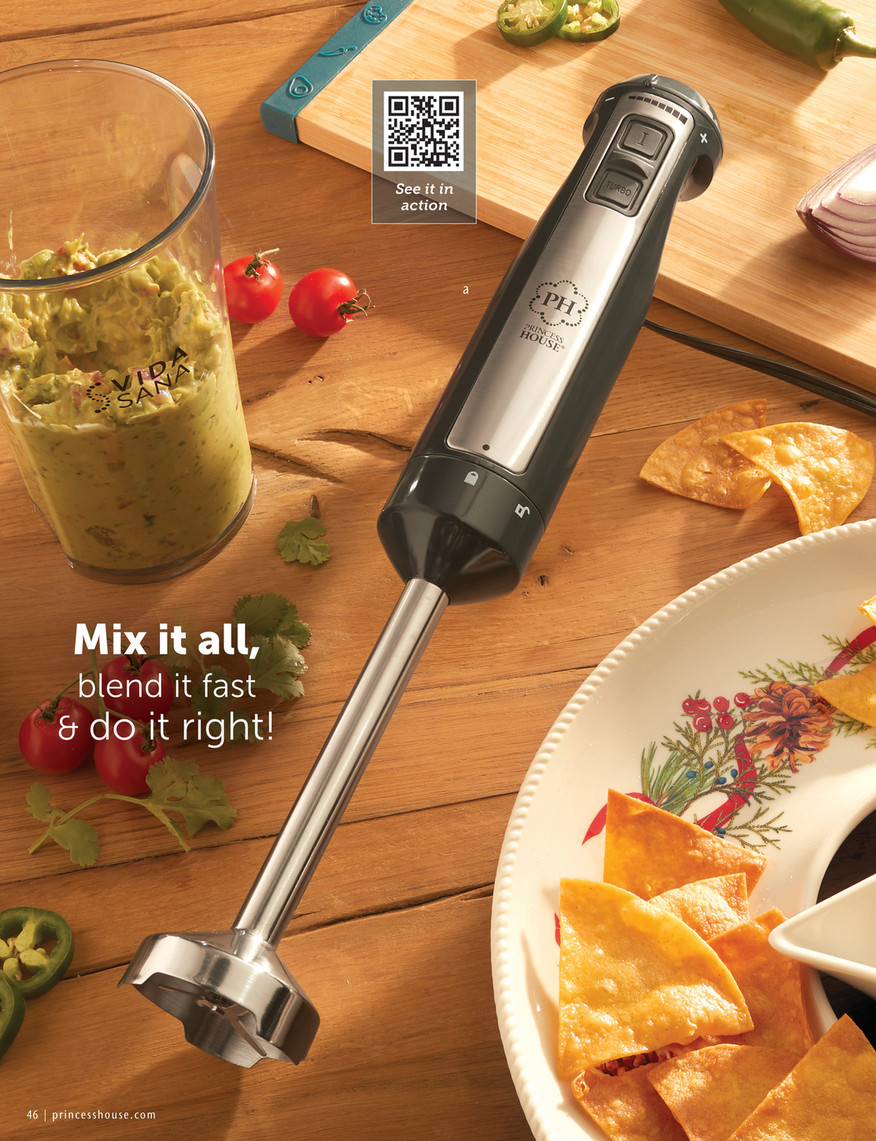 Vida Sana® 4-in-1 Immersion Blender