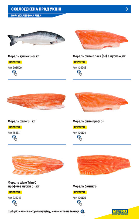 Каталог риби та морепродуктів - Сторінка 3
