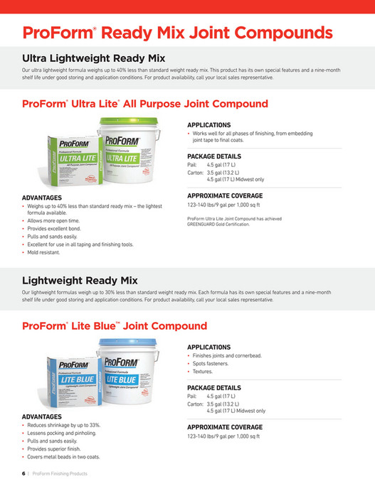 ProForm Finishing Products Construction Guide Page 67