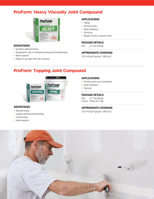 ProForm Finishing Products Construction Guide Page 1011