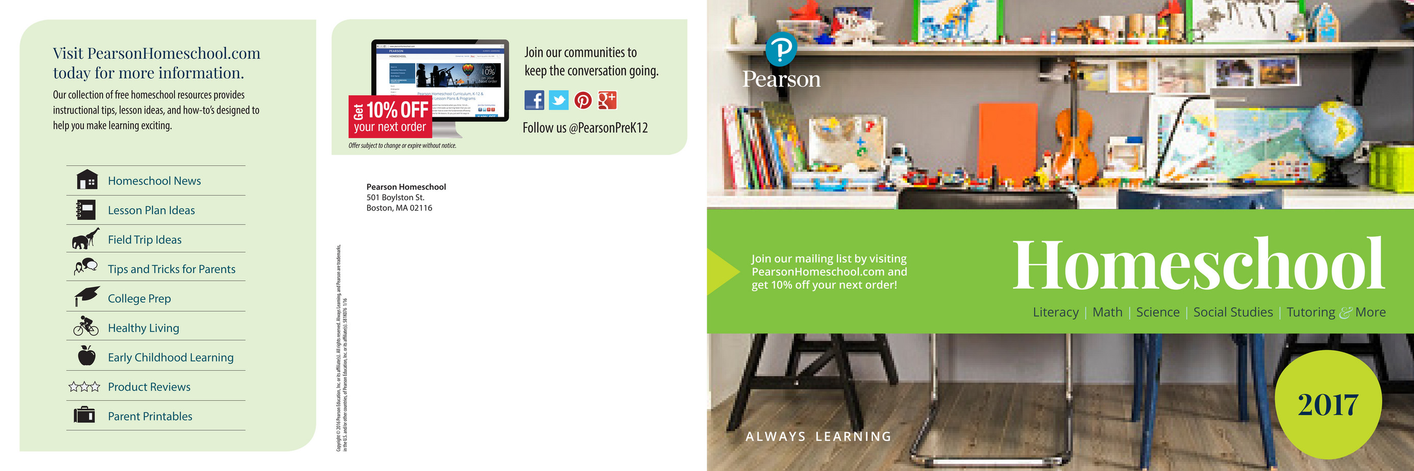 Pearson Pearson Homeschool Catalog 2017 Consumer Page 1 Created