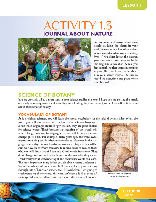 Apologia Educational Ministries Exploring Creation With Botany Sample Page 15